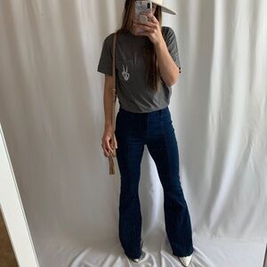 Vervet Brand Selena High Rise Flare Jeans